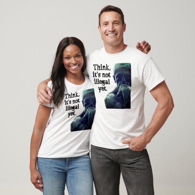 Thinker Tee Shirt (Unisex)