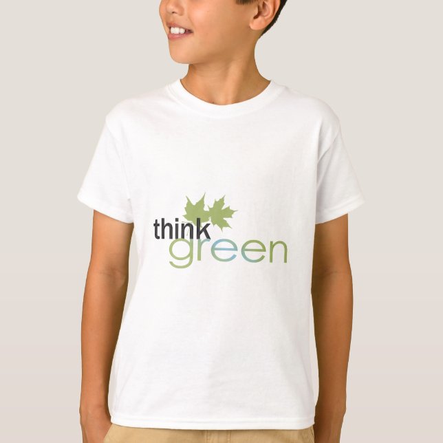 ThinkGreen Tee Shirt (Framsida)