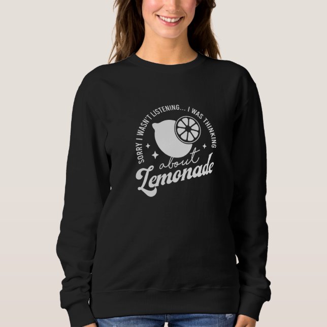 Thinking About Lemonades Citrus Fruits Lemon   T Shirt (Framsida)