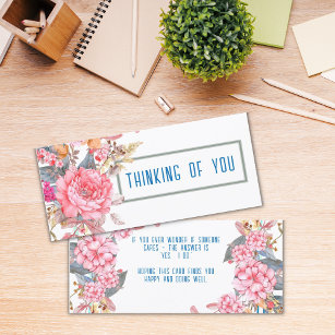 Thinking of You 4" x 9" Greeting Card