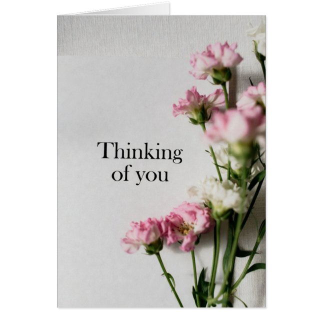 Thinking of You Card Hälsningskort (Framsidan)