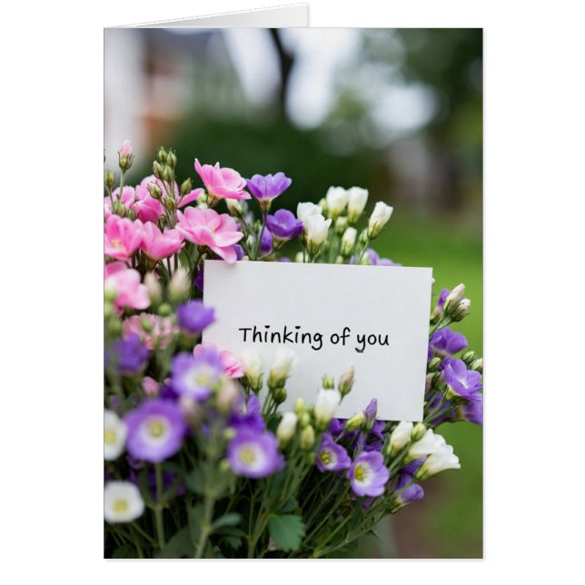 Thinking of You Card Hälsningskort (Framsidan)