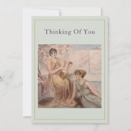 Thinking of You Card Vintage Sage Serenity | Kort