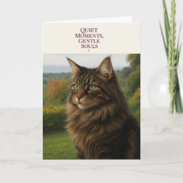 Thinking of You Cat Card | Gentle Sympathy Helgkort
