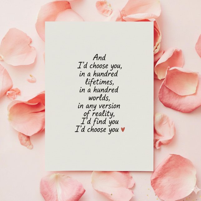 Thinking of You Funny Romantic Love Card Julkort (Skapare uppladdad)