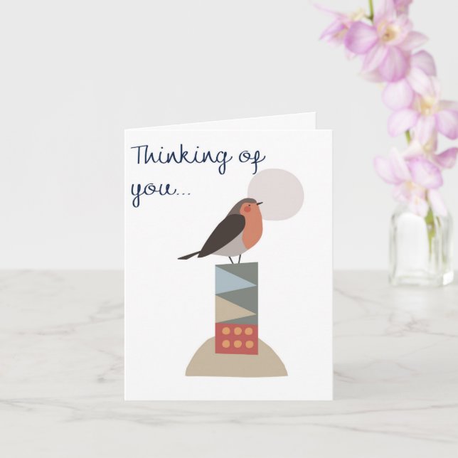 Thinking of you greeting card kort (Orkide)