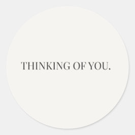 Thinking of You Sticker – Everyday Support Series Runt Klistermärke
