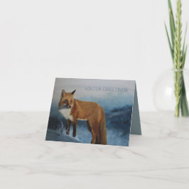 Thinking Of You - Winter Fox Kort