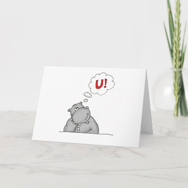 THinkingofu.jpg Helgkort (Framsida)