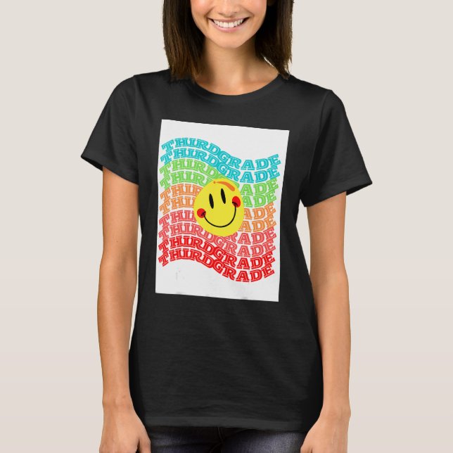 THIRD GRADE SMILE T SHIRT (Framsida)