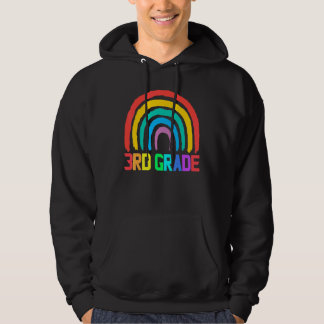 Third Grade Teacher Rainbow 3rd Grade Teacher  1 Hoodie
