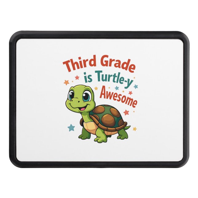 Third grade Turtle-y Awesome 3rd Grade Back to Sch Dragkroksskydd (Framsidan)
