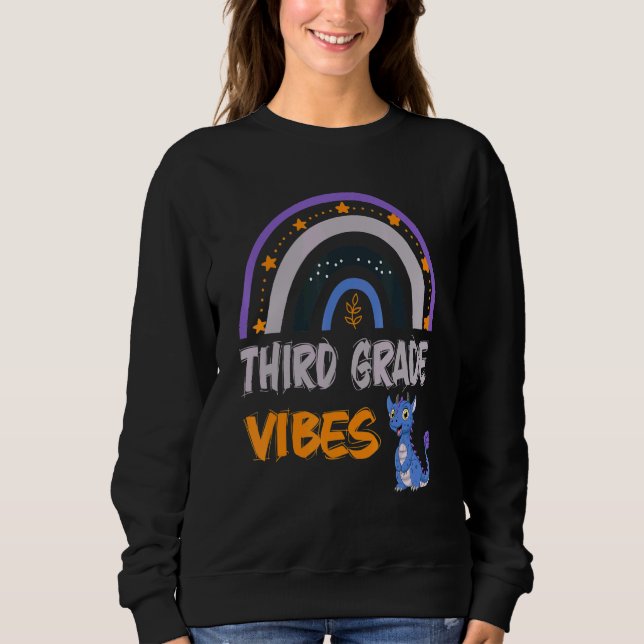 Third Grade Vibes  3RD GRADE 1st Day Of School T Shirt (Framsida)