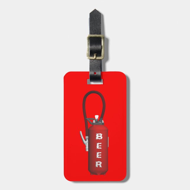 Thirst Quencher Beer Bagagebricka (Vertikal Framsida)
