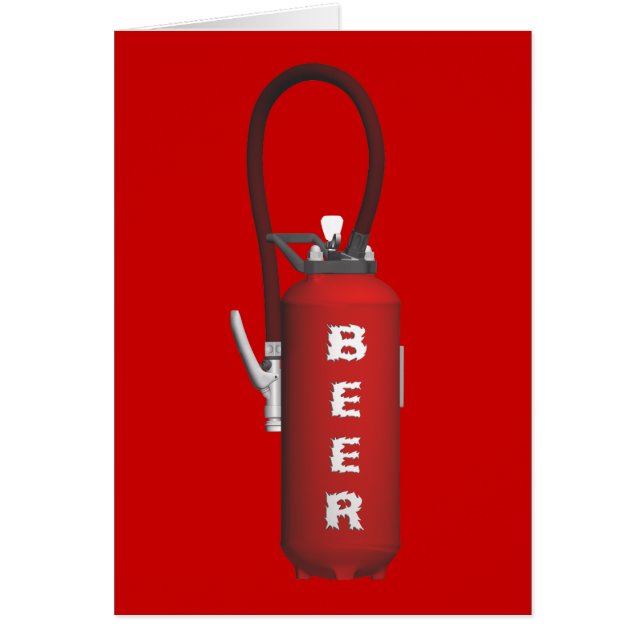Thirst Quencher Beer Hälsningskort (Framsidan)