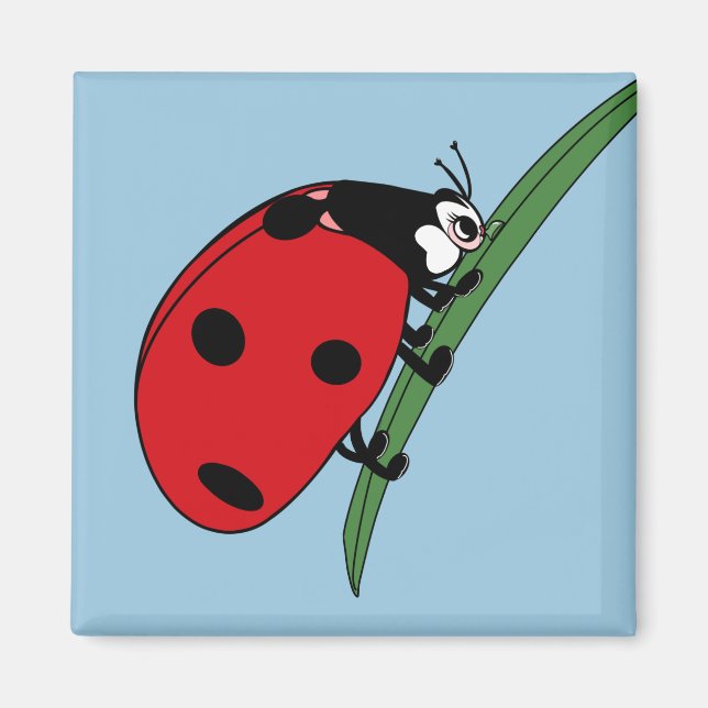 Thirsty Ladybug Magnet (Framsidan)