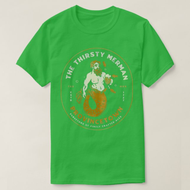 Thirsty Merman T Shirt (Design framsida)