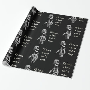 Thirsty Skeleton Presentpapper