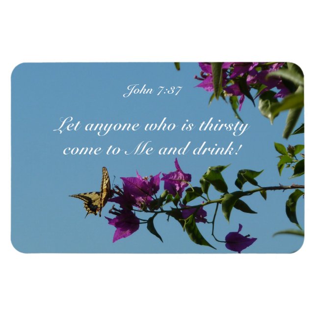 Thirsty Swallowtail Magnet (Horisontell)