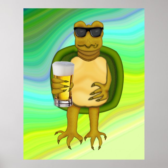 Thirsty Turtle Poster (Framsidan)