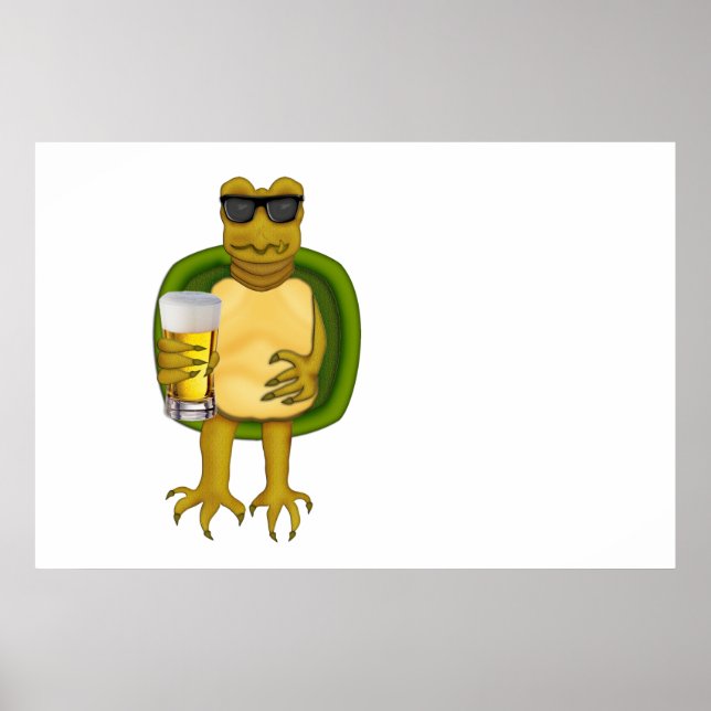 Thirsty Turtle Poster (Framsidan)