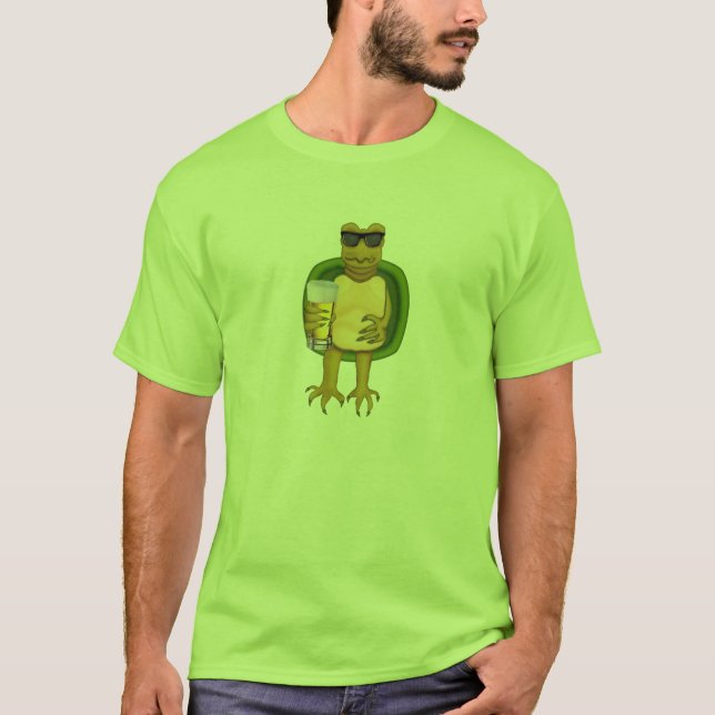 Thirsty Turtle Tee Shirt (Framsida)