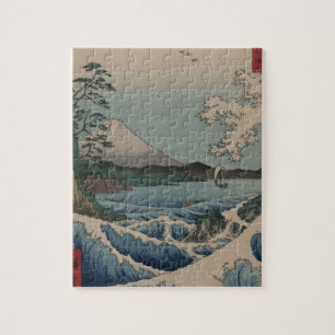 Thirty-six beskådar av Mount Fuji 富士三十六 Pussel