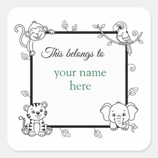 This belongs to fyrkantigt klistermärke