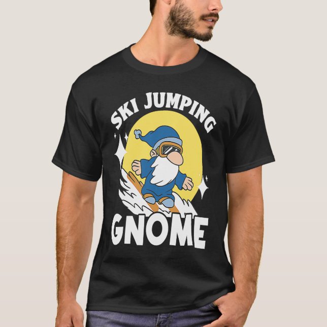 This Boy Loves Ski Jumping Ski Jumper Ski Jump Win T Shirt (Framsida)