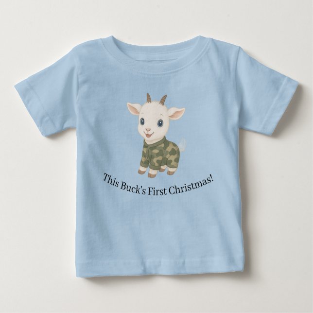 This Buck's First Christmas Toddler T-Shirt (Framsida)