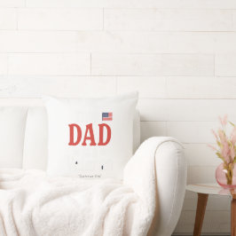 This Dad is a Veteran Pillow – Heartfelt Gift Kudde