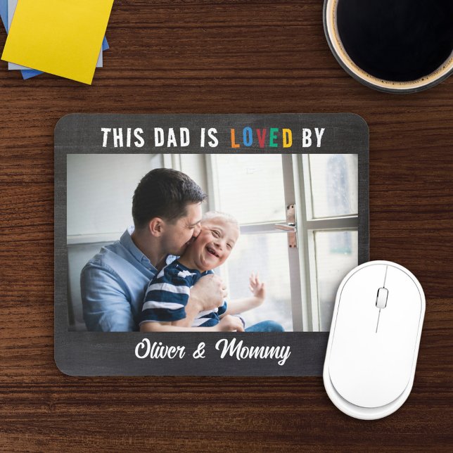 This Dad Is Loved By Add Photo & Names Musmatta (Skapare uppladdad)