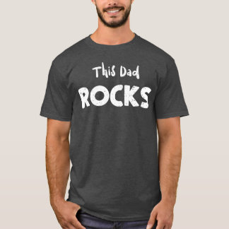 This Dad Rocks Guitar T Shirt