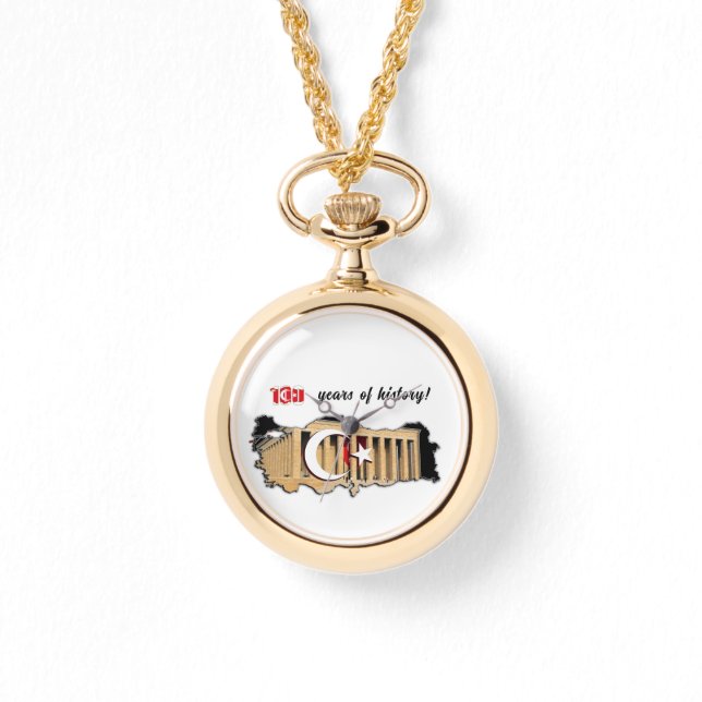 This gift is for Türkiye's 100th birthday history  Armbandsur (Framsida)