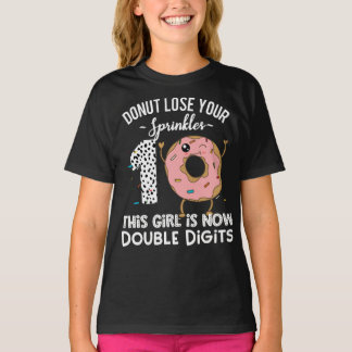 This Girl is Now Double Digits Shirt 10th Birthday T
