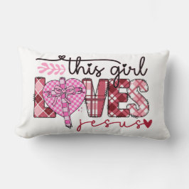 This Girl Loves Jesus Lumbarkudde