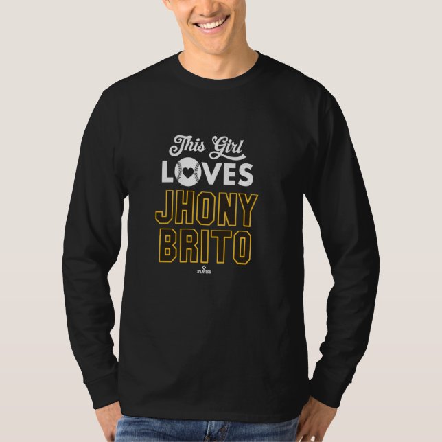 This Girl Loves Jhony Brito San Diego Baseball MLB T Shirt (Framsida)