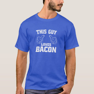 This guy loves bacon tee shirt