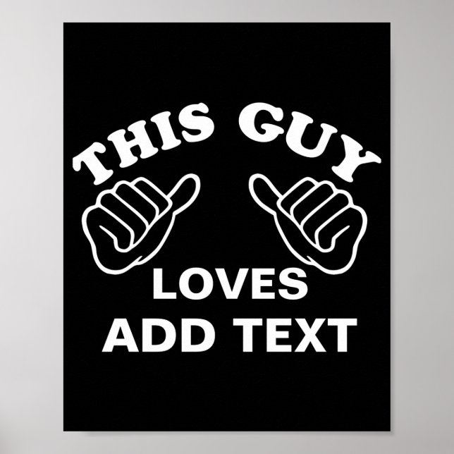 This Guy Loves  Poster (Framsidan)