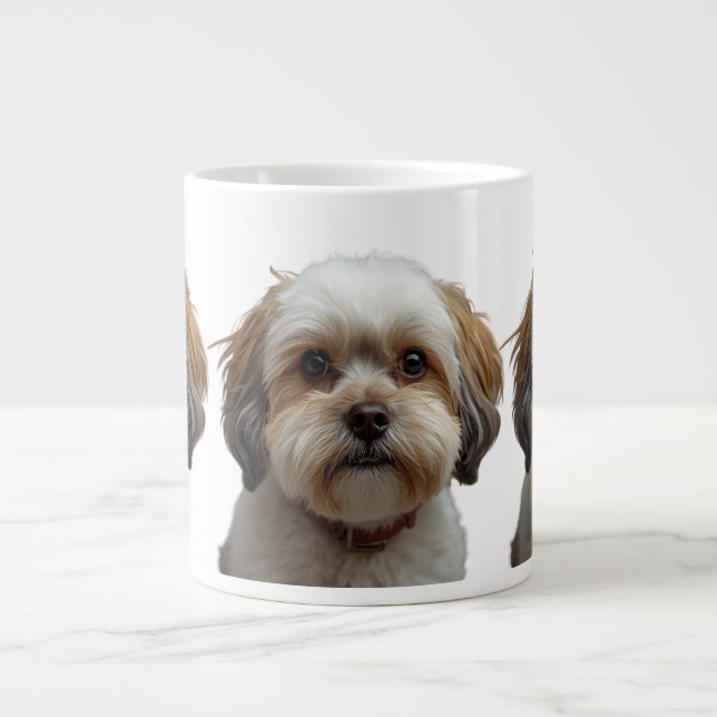 This Home is Powered by Dog Hair Funny Mug Jumbo Mugg (Framsidan)