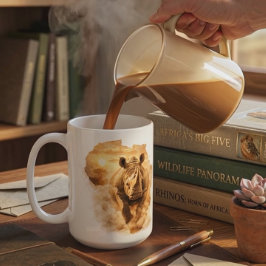 This Is Africa Rhino | African Strength Wildlife Kaffemugg