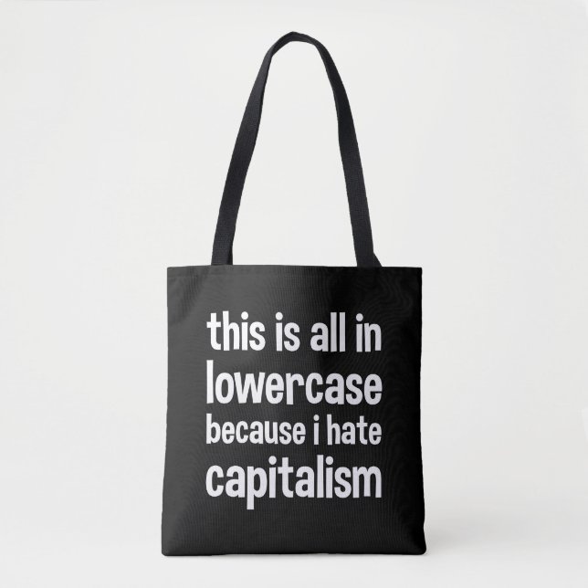 this is all in lowercase because i hate capitalism tygkasse (Framsida)