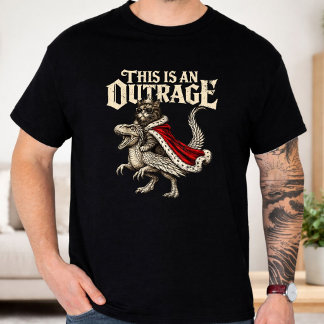 This Is An Outrage Rolig Prinsessa Katt Donut Guld T Shirt