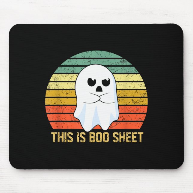 This Is Boo Sheet Bull Funny Halloween Ghost  Musmatta (Framsidan)