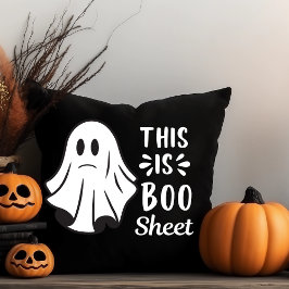 This is Boo Sheet, Funny Halloween Kudde