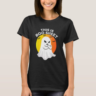 This Is Boo Sheet Ghost Retro Halloween Costume_1 T Shirt