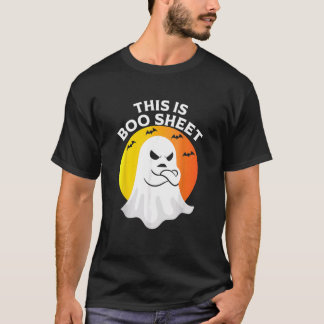 This Is Boo Sheet Ghost Retro Halloween Costume_1 T Shirt