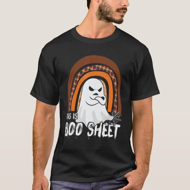 This is boo sheet ghost retro halloween costume me t shirt (Framsida)