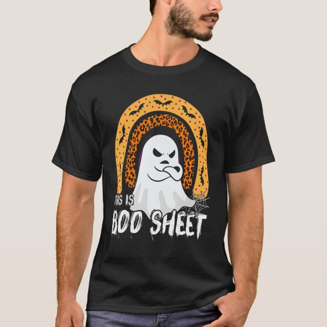 This is boo sheet ghost retro halloween costume me t shirt (Framsida)