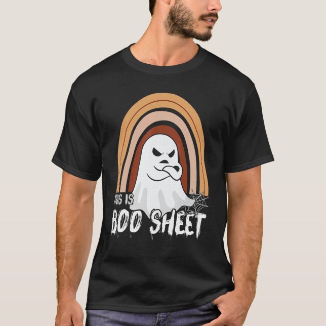 This is boo sheet ghost retro halloween costume me t shirt (Framsida)